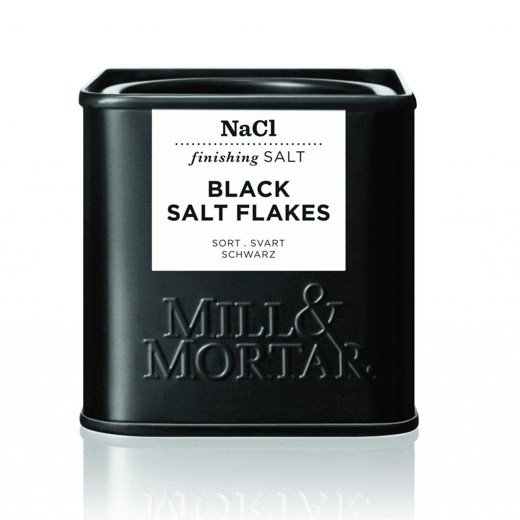 Un sel noir pour pimenter la cuisine, Black Salt Flakes, Mill &amp; Mortar, 5,45€.