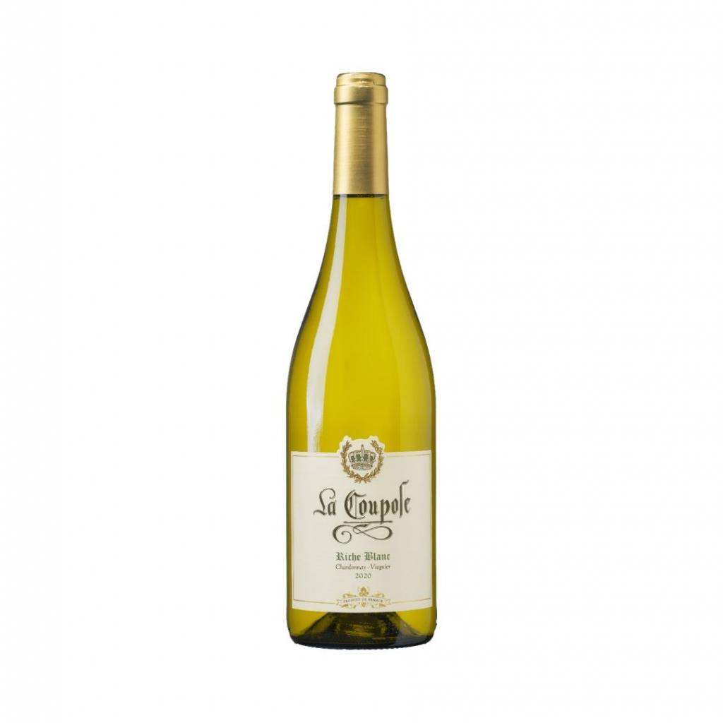 La Coupole "Riche-Blanc", Chardonnay-Viognier, 6,99€.