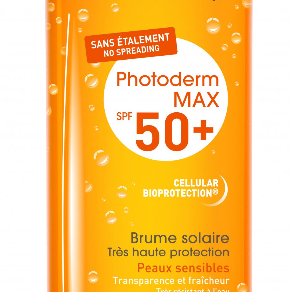 Texture légère, indice” plaisir” au zénith ! Spray Fondant Haute Protection SPF 50 Nuxe Sun, 27,90 €.