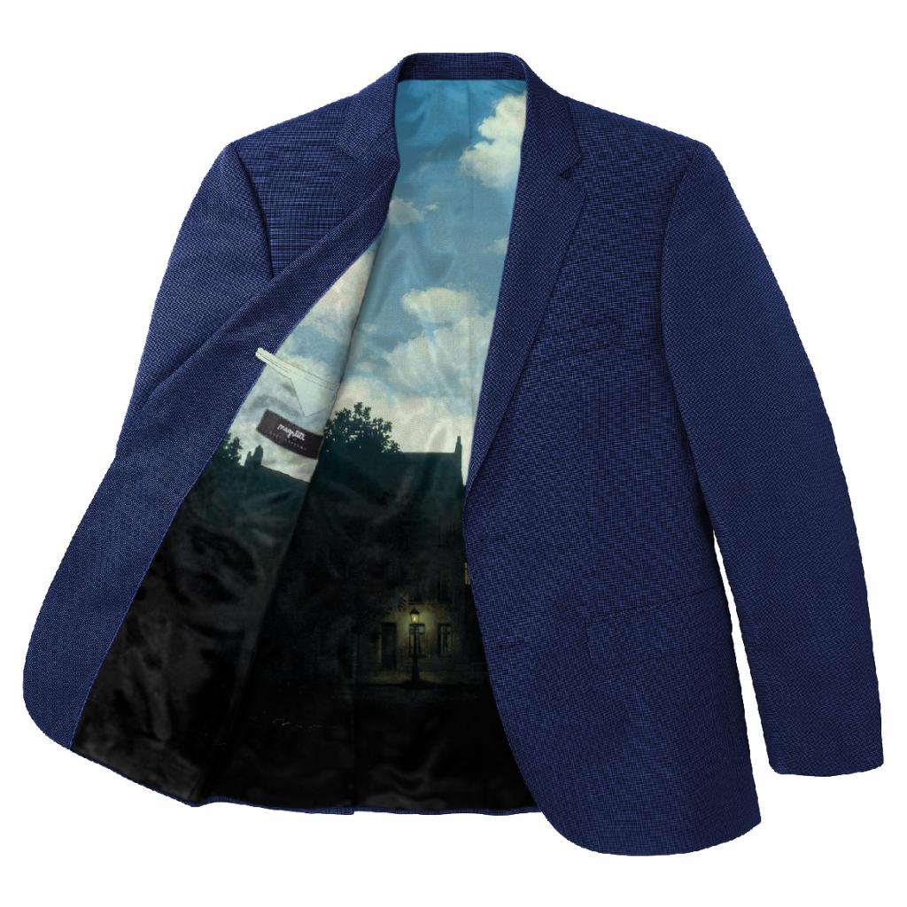 Veste de costume Magritte, Cafe Costume, costume àpd 590 €, 150 € supplémentaire pour la doublure.