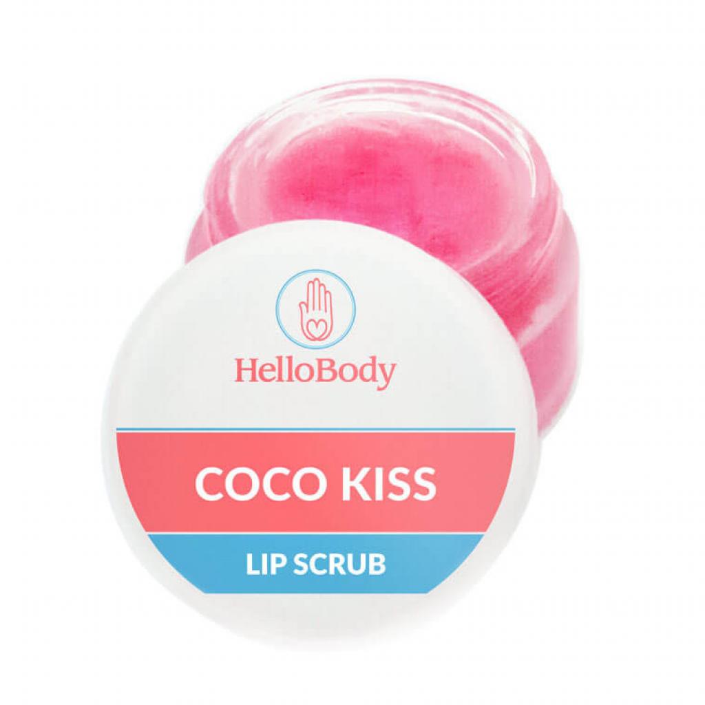 Le gommant : CoCo Kiss Lip Scrub, Hello Body - 17,90€