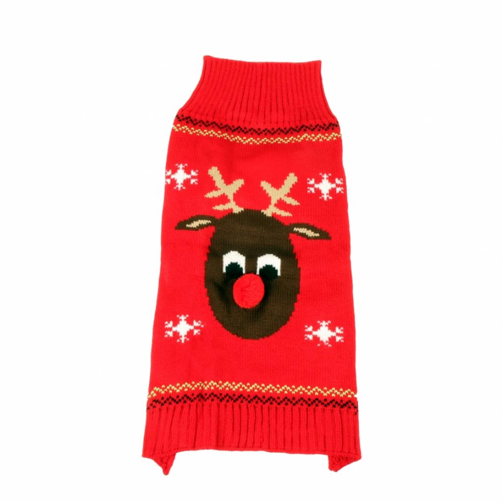 Ce pull de Noël tiendra bien chaud votre chien pendant les journées froides de l’hiver et il sera fin prêt pour fêter Noël.