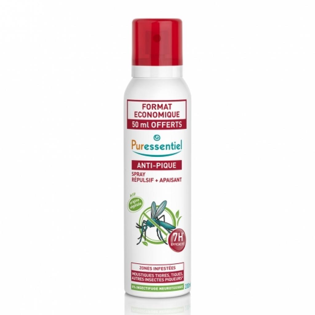 <em>Puressentiel Anti-Pique Spray 75 ml, 16,95€, disponible <a href="https://www.farmaline.be/pharmacie/commander/puressentiel-anti-pique-spray-75ml/?utm_campaign=priceC&amp;utm_source=adstrong_be&amp;utm_medium=pricesearch&amp;utm_term=BE03007044" target="_blank">ici</a>.</em>