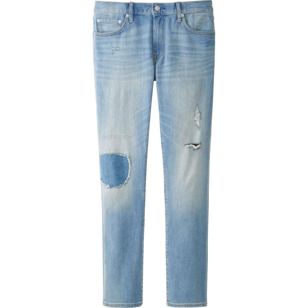 Jeans baggy clair, Uniqlo, 39,90 €.