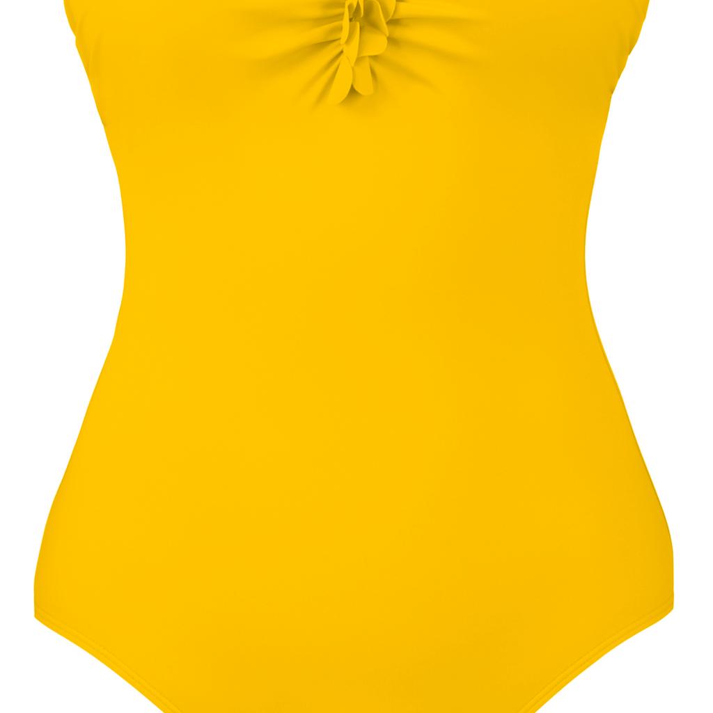 Maillot bustier jaune soleil, Empreinte, 159€